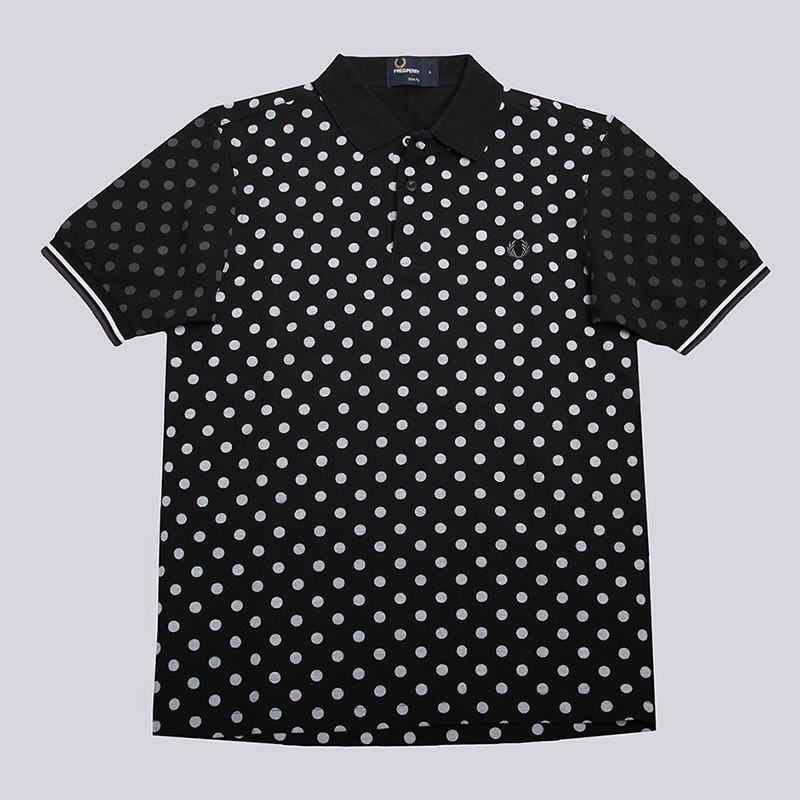  рубашка поло Fred perry Polka Dot Pique Shirt M5392-102 - цена, описание, фото 1